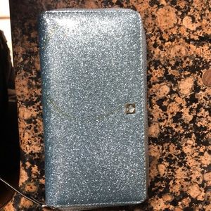 Blue Glitter Kate Spade Wallet
